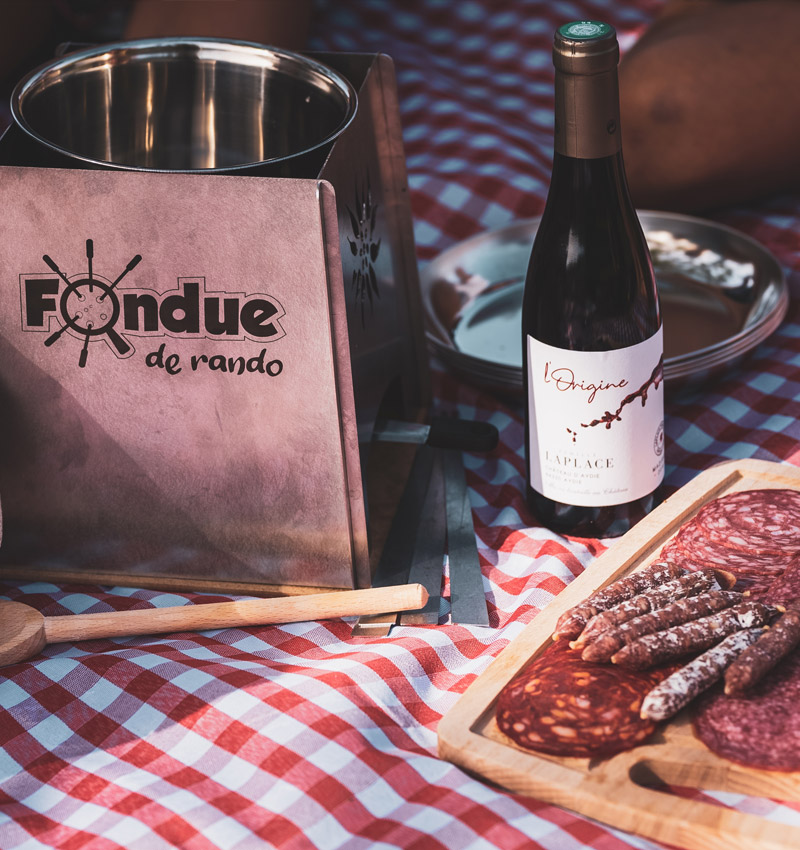 fondue randonnée dégustation menu